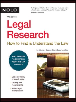 cover image of Legal Research